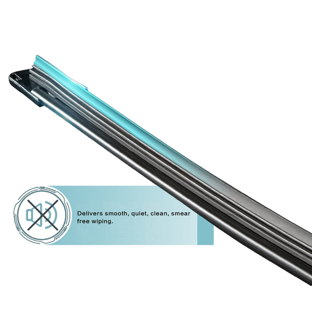 MOTIUM Windshield Wiper Blades 22"+22", All-Season, Set of 2