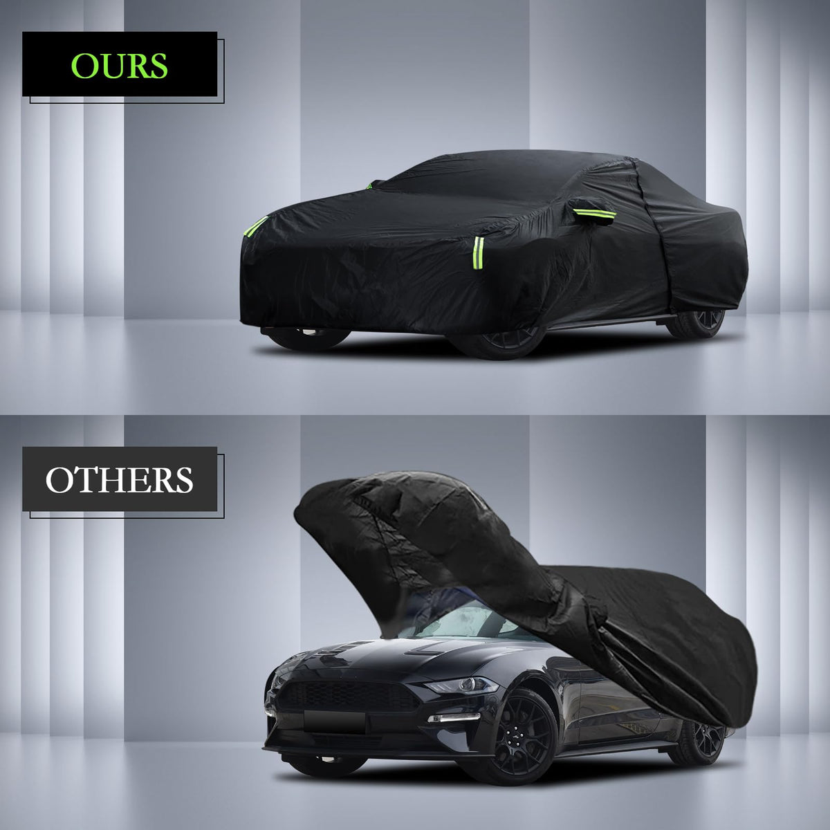 Waterproof Car Cover for Jeep Wrangler 4 Door 2006-2026 JK JL Windproof