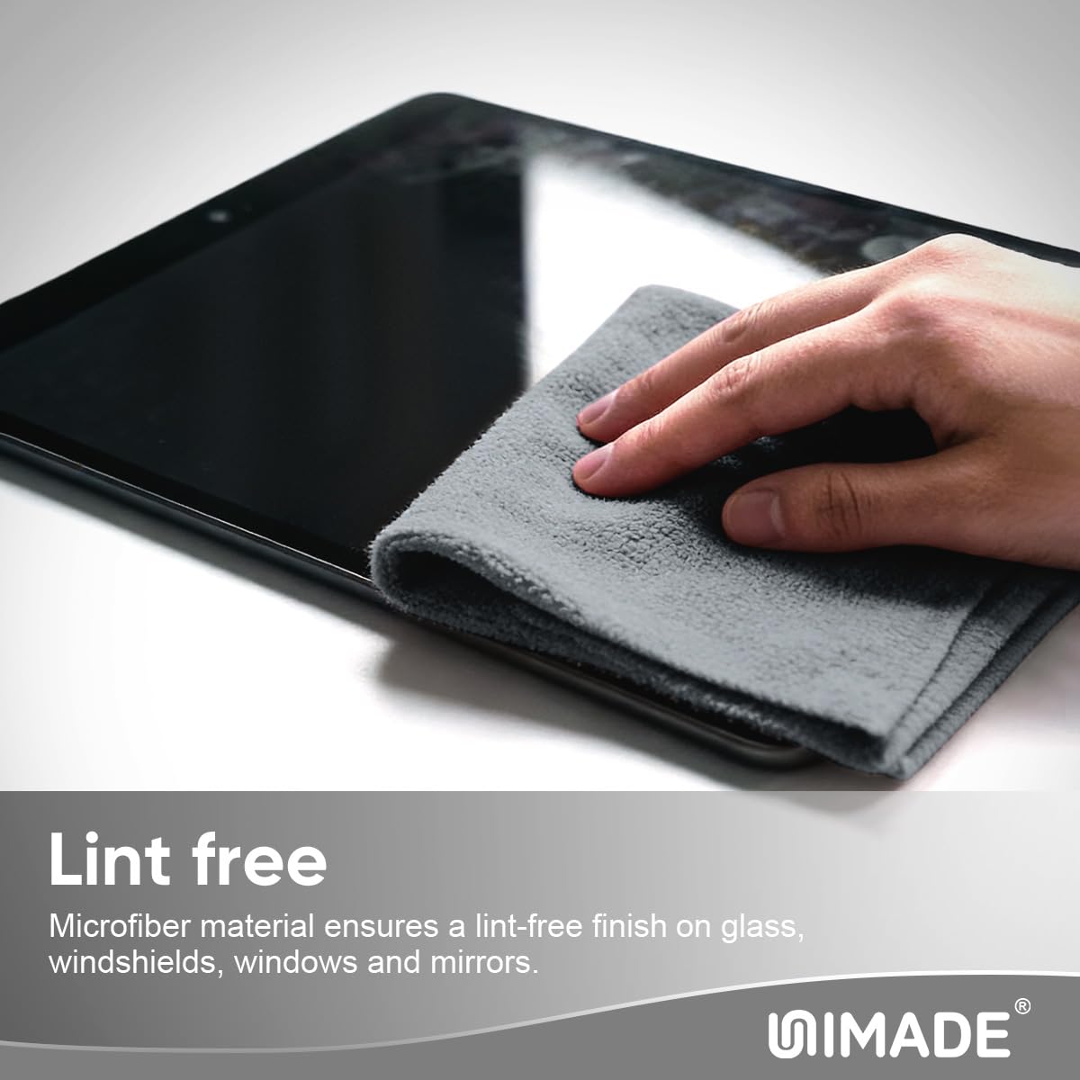 UNIMADE Shop Rags, 100 Sheets Microfiber Cleaning Cloth