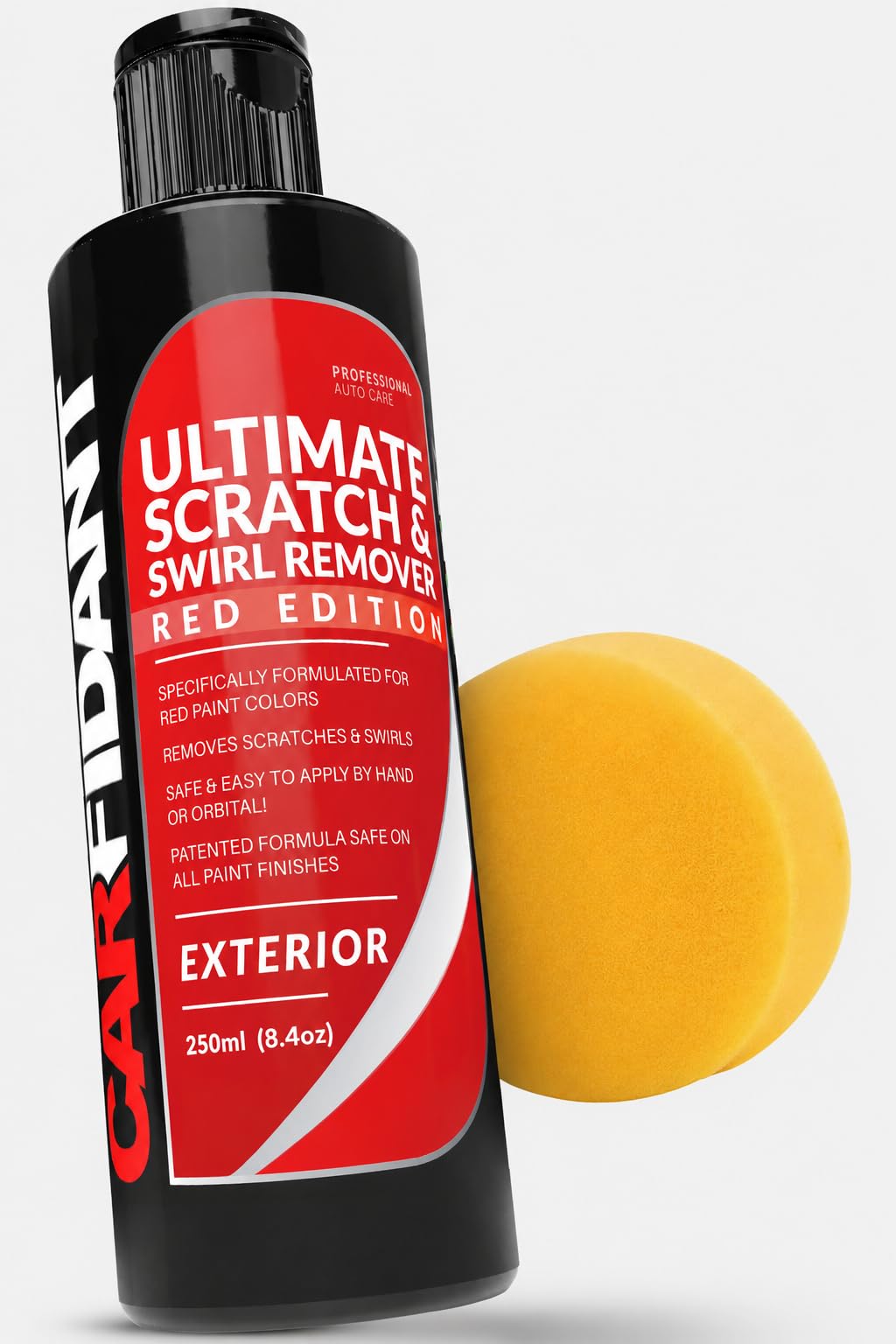 Carfidant Scratch Repair and Swirl Remover - Car Paint Scratch Remover & Restorer Kit with Buffer Pad - Polishing & Waxing Kits - Compound for Vehicles Paint Repair - 8.4 fl. Oz.