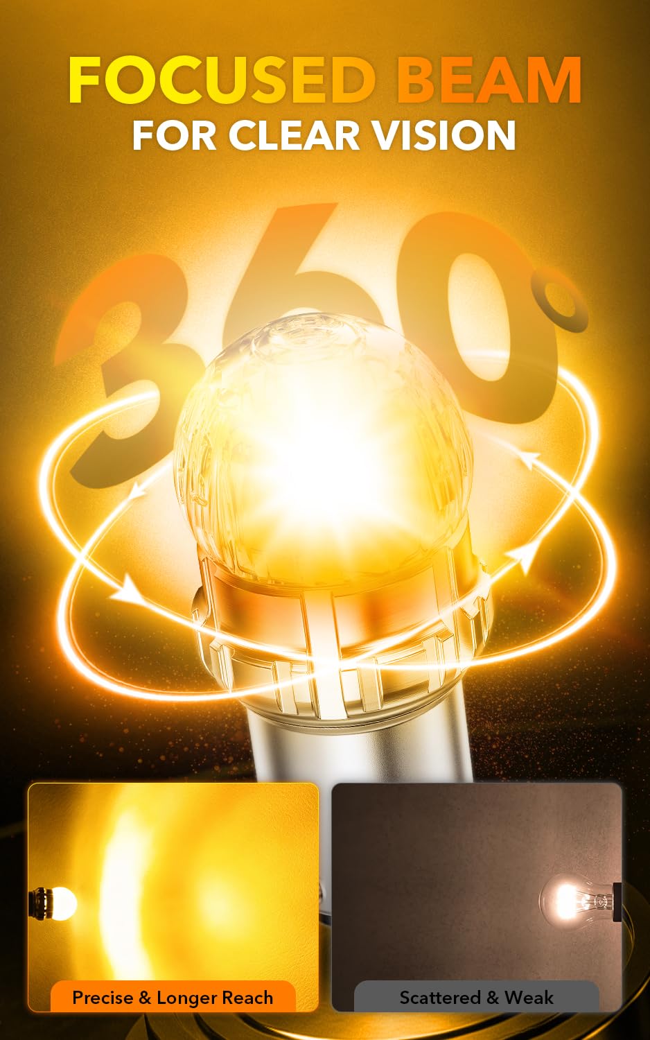 OXILAM 194 LED Bulb for License Plate Bulb Super Bright, 168 T10 W5W 2825 LED Bulb for Dome Door Map Courtesy Trunk Cargo Dash LED Interior Light Bulb, Pack of 2