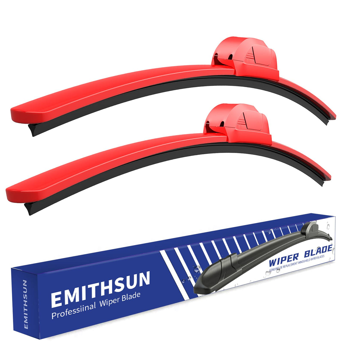 OEM QUALITY 26" + 18" Premium All-Seasons Stable And Quiet Windshield Wiper Blades(Set of 2)