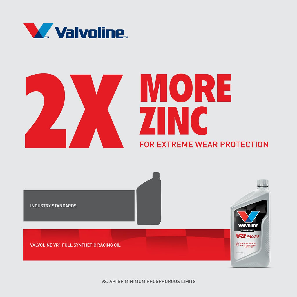 Valvoline VR1 Racing SAE 20W-50 Motor Oil 5 QT