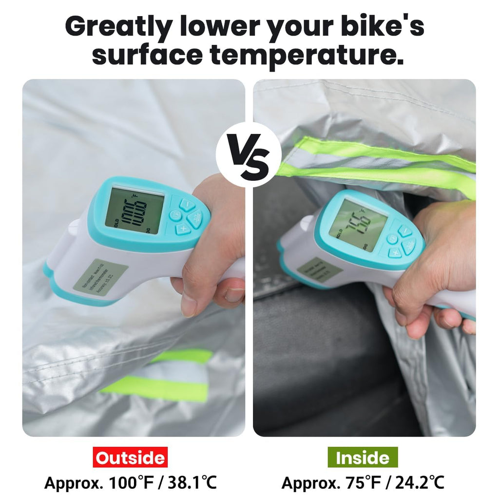 Favoto Motorcycle Cover Waterproof Outdoor Motorcycle Cover Heavy Duty