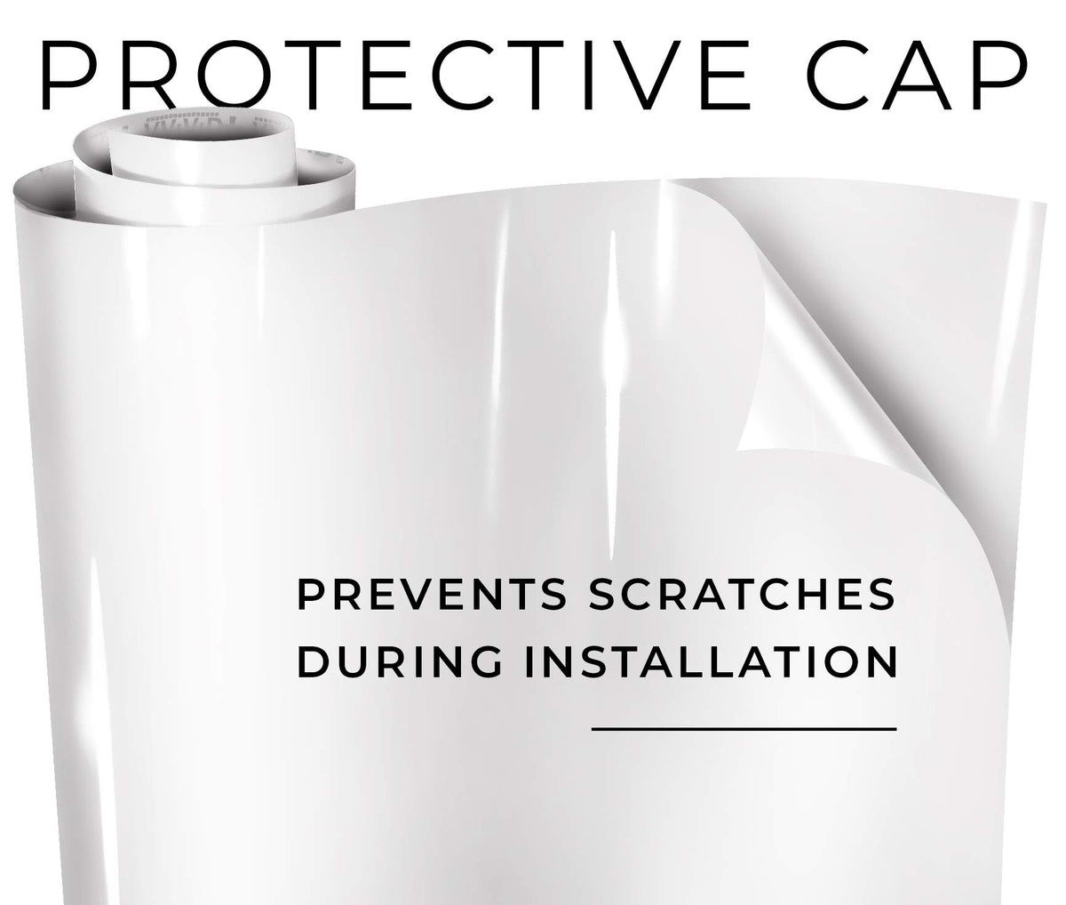VViViD+ Ultra Gloss Premium Vinyl Car Wrap Film (1ft x 5ft, Gloss Piano Black)