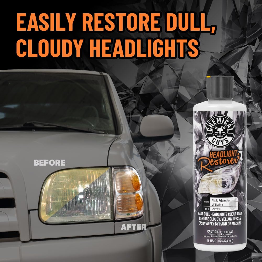 Chemical Guys, Headlight Restoration & Ceramic Kit, with Applicator