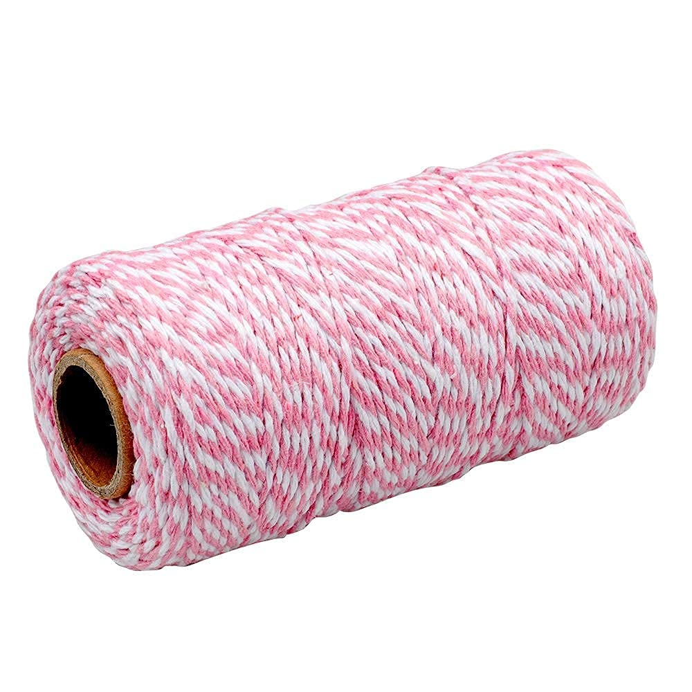 G2PLUS 2MM White String, 328 Feet Cotton Bakers Twine for Craft & Cooking
