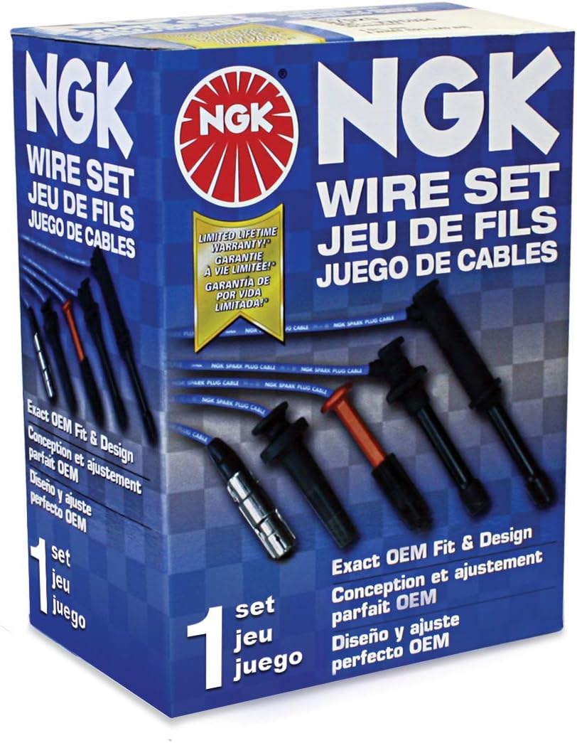 NGK RC-HE76 Spark Plug Wire Set (8034)