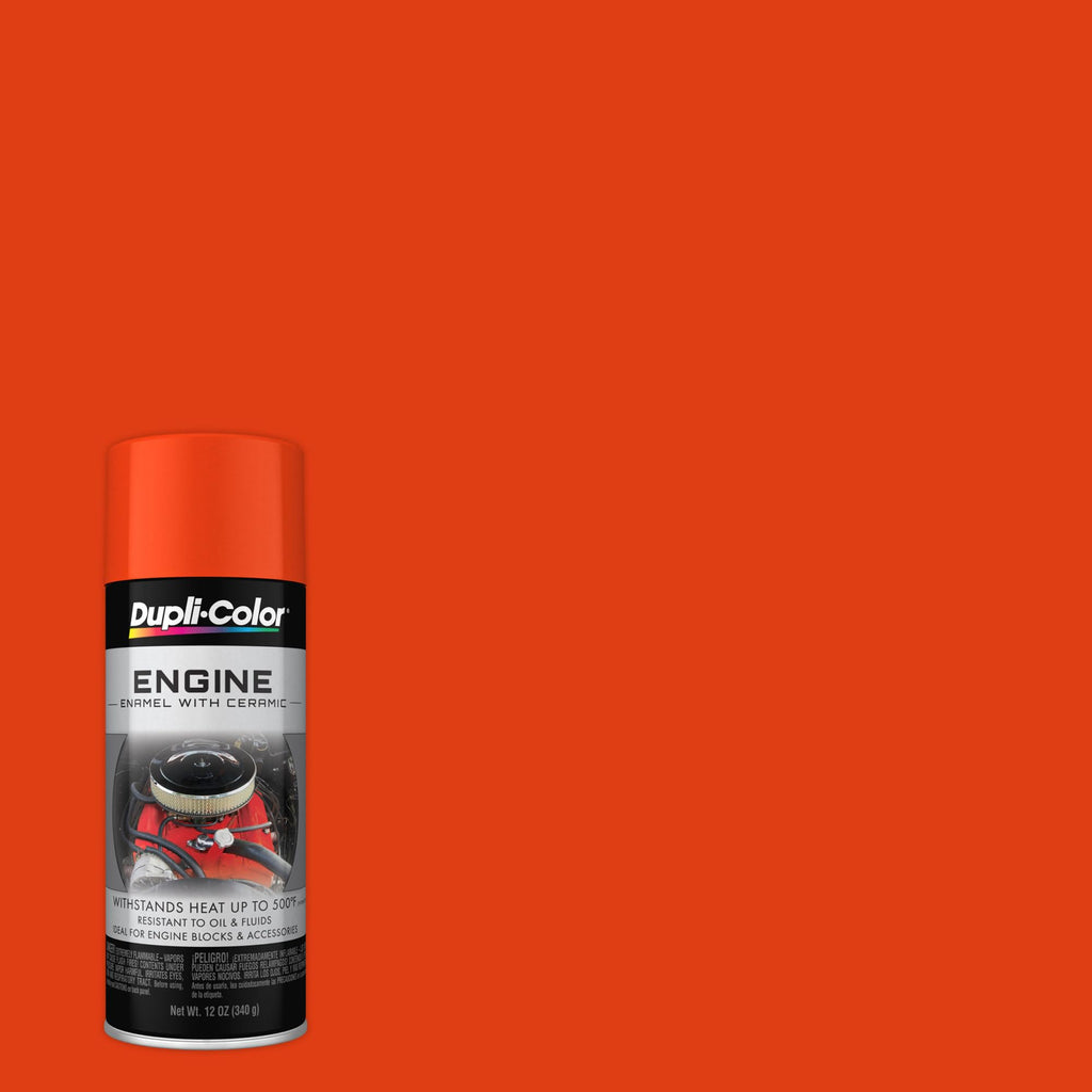 Dupli-Color Engine Paint with CERAMIC, Gloss, Chevy Orange, 12 oz