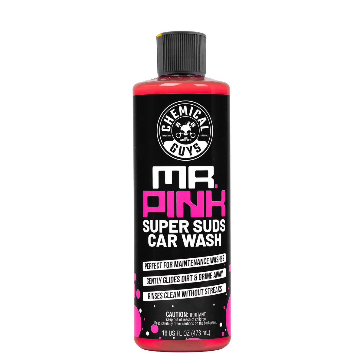 Chemical Guys, Mr. Pink Car Wash Soap, Foam Cannon & Bucket Wash, 64 oz