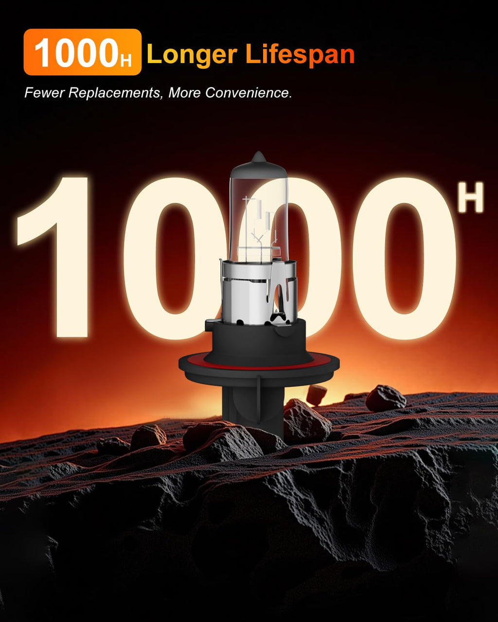 H11 Headlight Bulbs, 12V 55W, 4000 Lumens, 3800K, Halogen Light Bulbs, No Glare, Headlight Bulbs High and Low Beam, Fog Light Bulb,Head Light Bulb for Car, Pack of 2