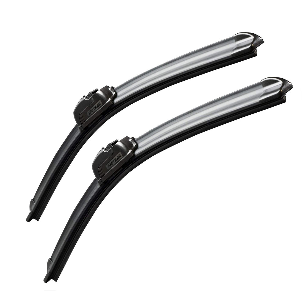 MOTIUM Windshield Wiper Blades 22"+22", All-Season, Set of 2