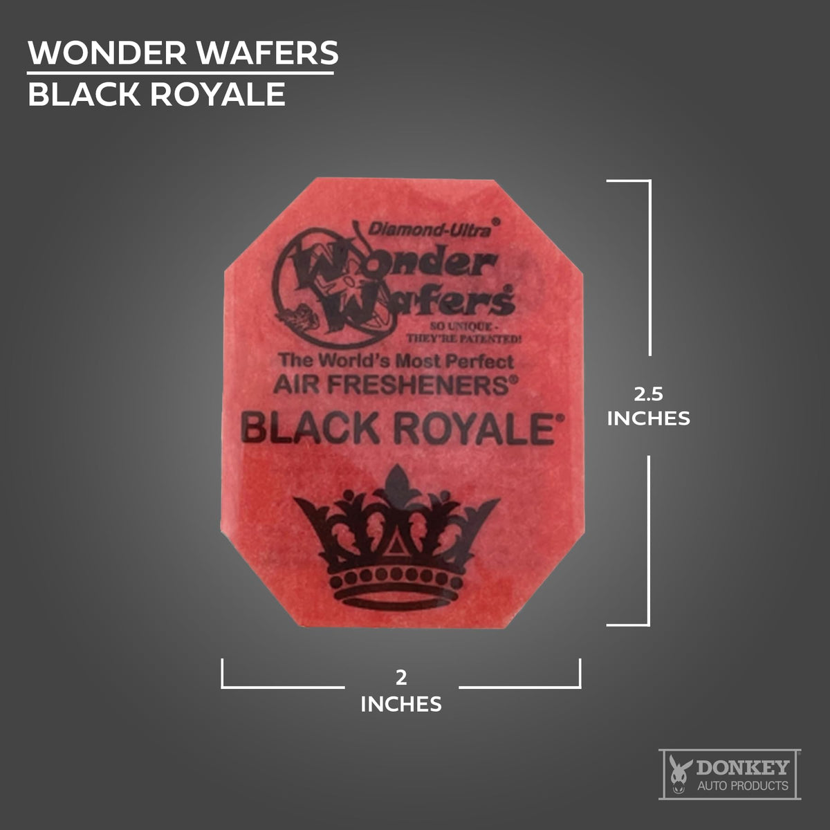 Wonder Wafers - Diamond-Ultra Scented Car Air Fresheners - Individually Wrapped (15 Per Pack) (New Leather)
