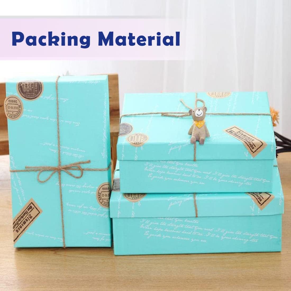 SMART&CASUAL 2mm Natural Jute Twine String Thin for Craft Plant Garden Gift Wrapping Christmas Handmade Art Decoration Packing String Home Art Decoration (Brown) (800 Ft (244M))