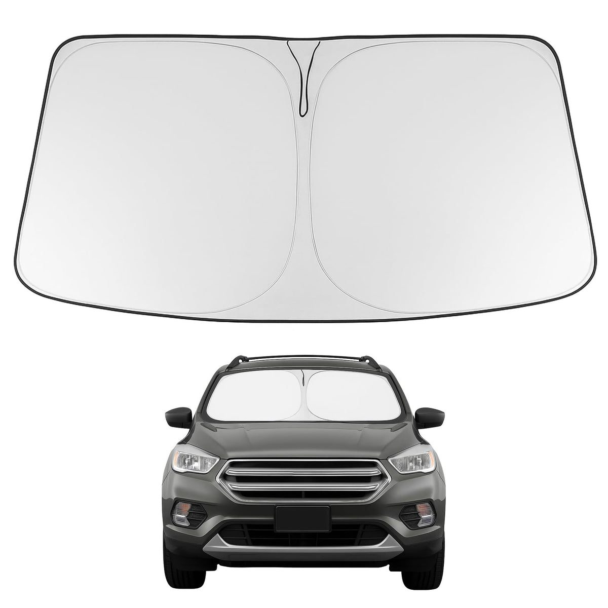 Proadsy Custom Fit 2017-2022 Honda CRV Windshield Sun Shade, Blocks Heat