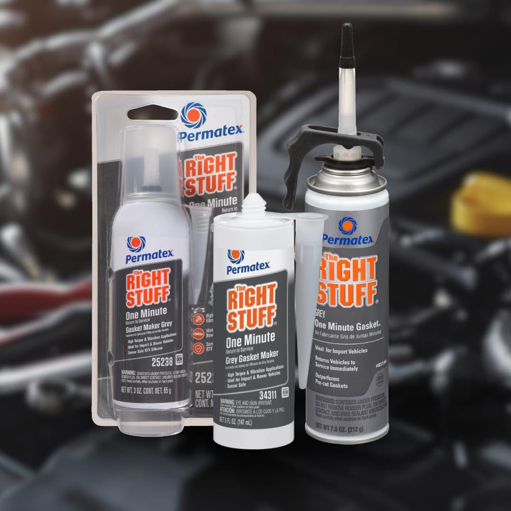 Permatex 82194 Ultra Grey Rigid High-Torque RTV Silicone Gasket Maker, 3.0 oz.