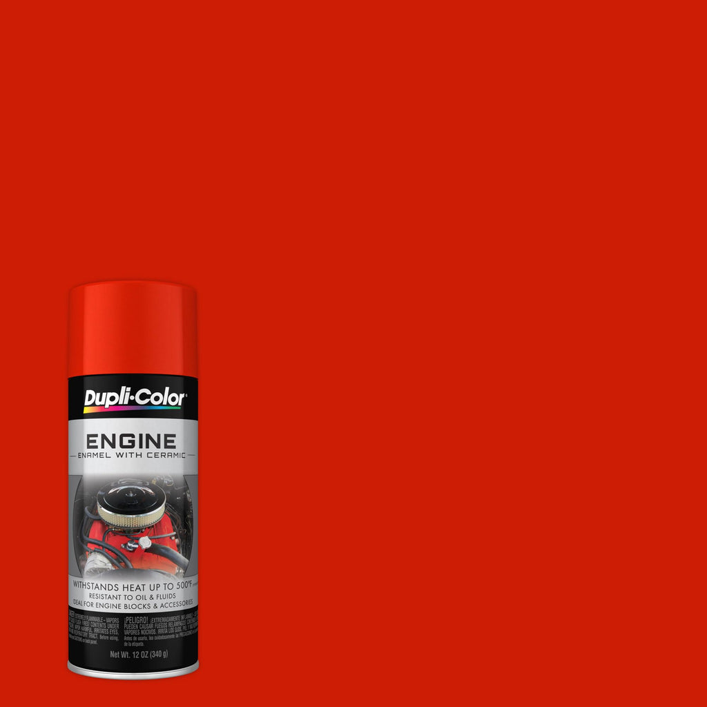 Dupli-Color Engine Paint with CERAMIC, Gloss, Chevy Orange, 12 oz