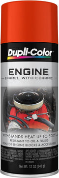 Dupli-Color Engine Paint with CERAMIC, Gloss, Chevy Orange, 12 oz