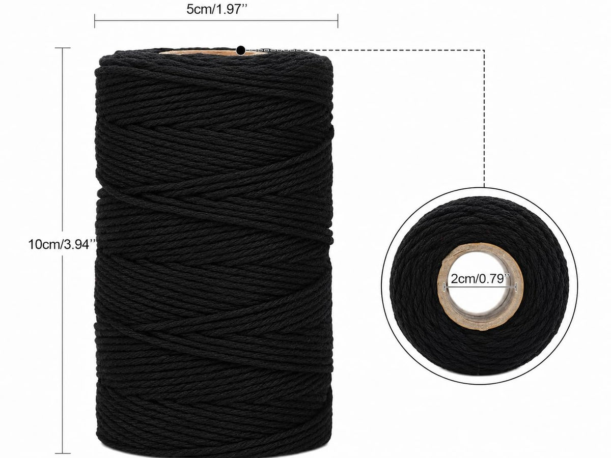 G2PLUS 2MM White String, 328 Feet Cotton Bakers Twine for Craft & Cooking