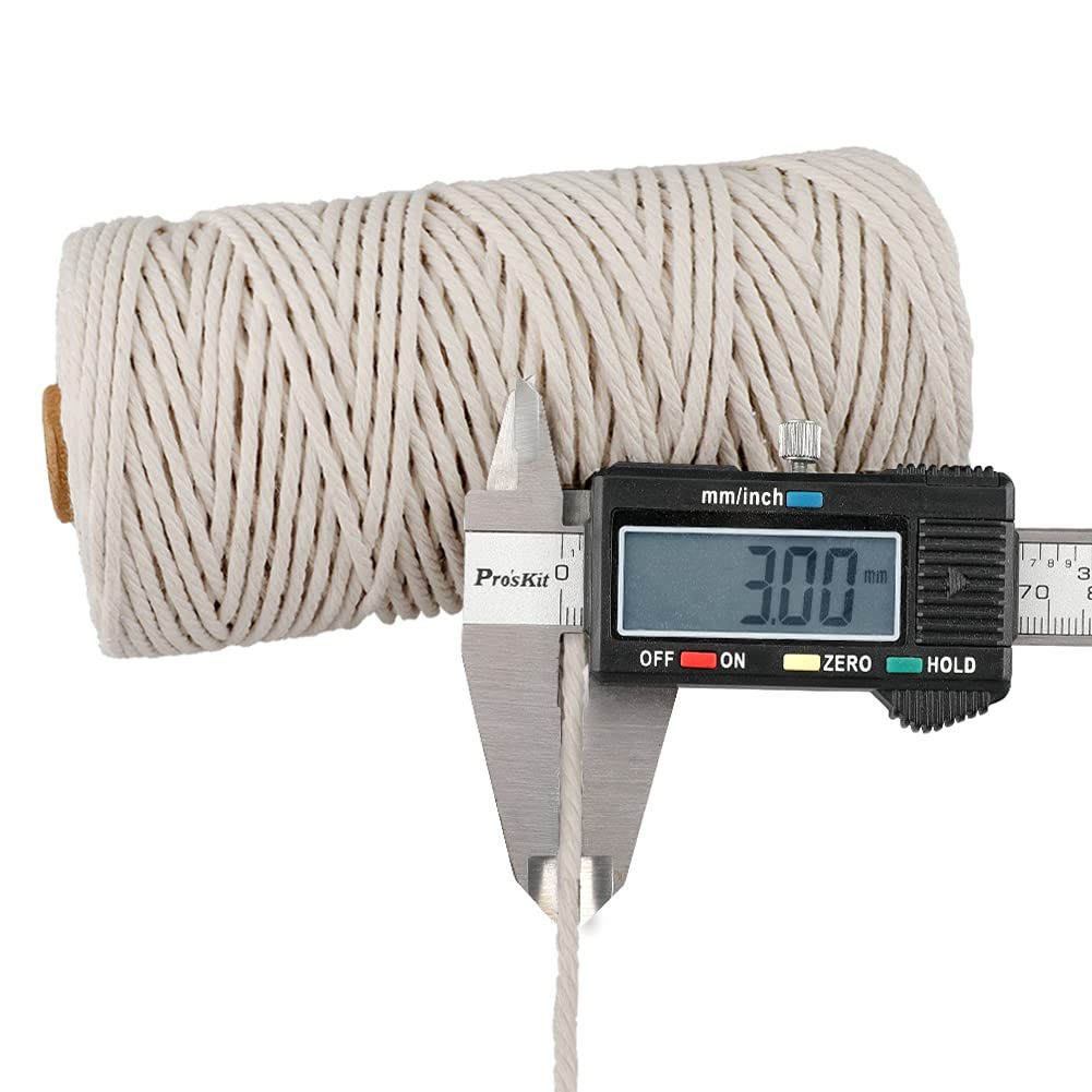 G2PLUS 2MM White String, 328 Feet Cotton Bakers Twine for Craft & Cooking