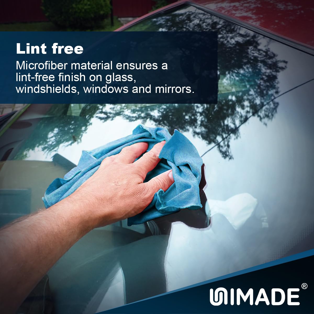 UNIMADE Shop Rags, 100 Sheets Microfiber Cleaning Cloth