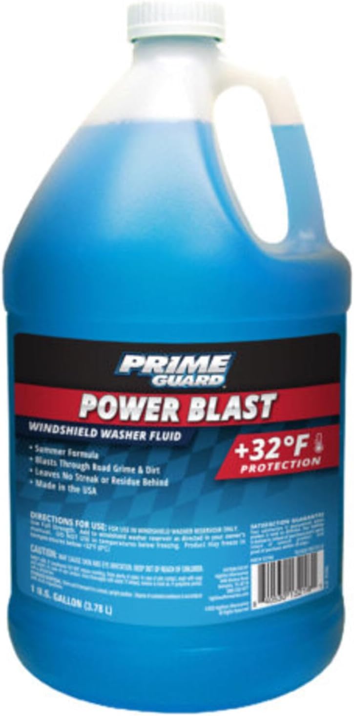 Prime Guard +32°F Power Blast Blue Windshield Washer Fluid | 1 Gallon