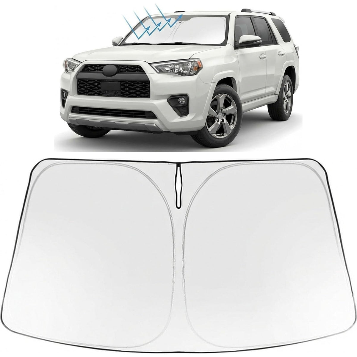 Proadsy Custom Fit 2017-2022 Honda CRV Windshield Sun Shade, Blocks Heat