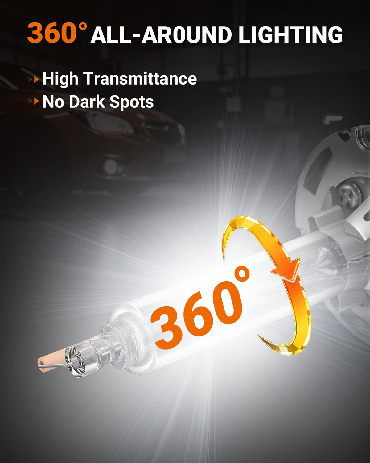 SEALIGHT D3S HID Bulbs, 6000K Daylight White Enhanced Visibility, 35W Direct Fit for 66340, 42403, 42302 (42403C1) D3S Xenon Bulb, Pack of 2 (Halogen Headlamp Incompatible)