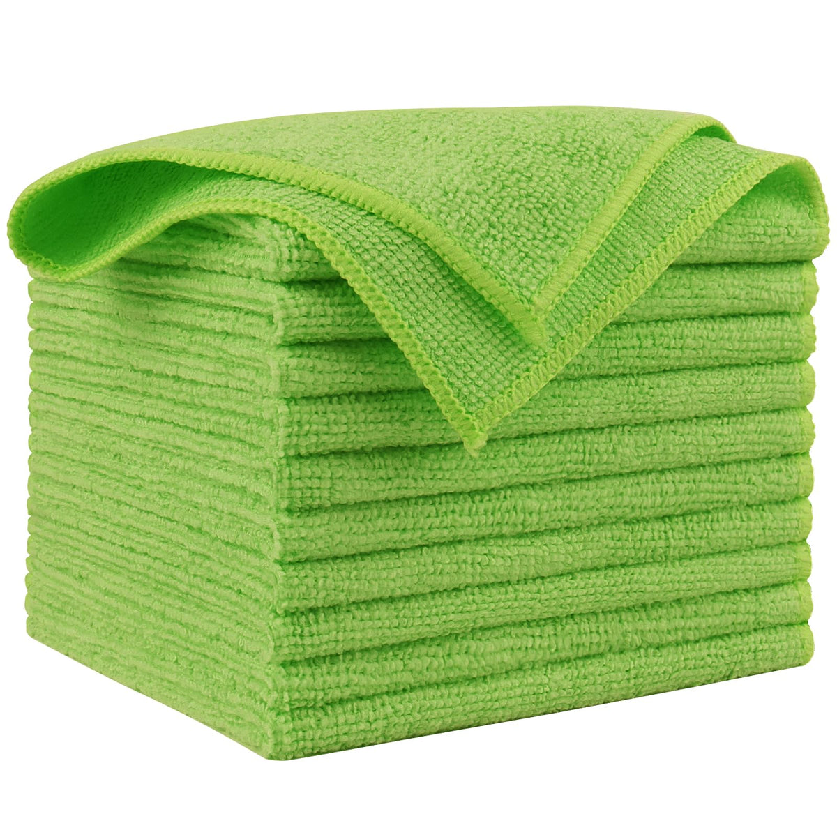 AIDEA Microfiber Cleaning Cloth-50PK, Microfiber Towels for Cars, 12"×12"