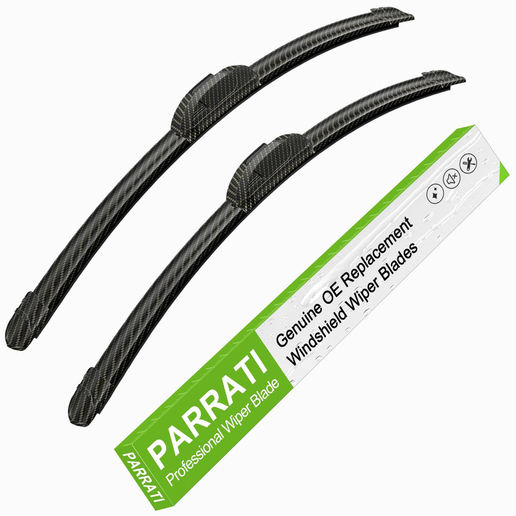 OEM QUALITY 22" + 22" PARRATI Premium All-Season Windshield Wiper Blades (Set of 2)