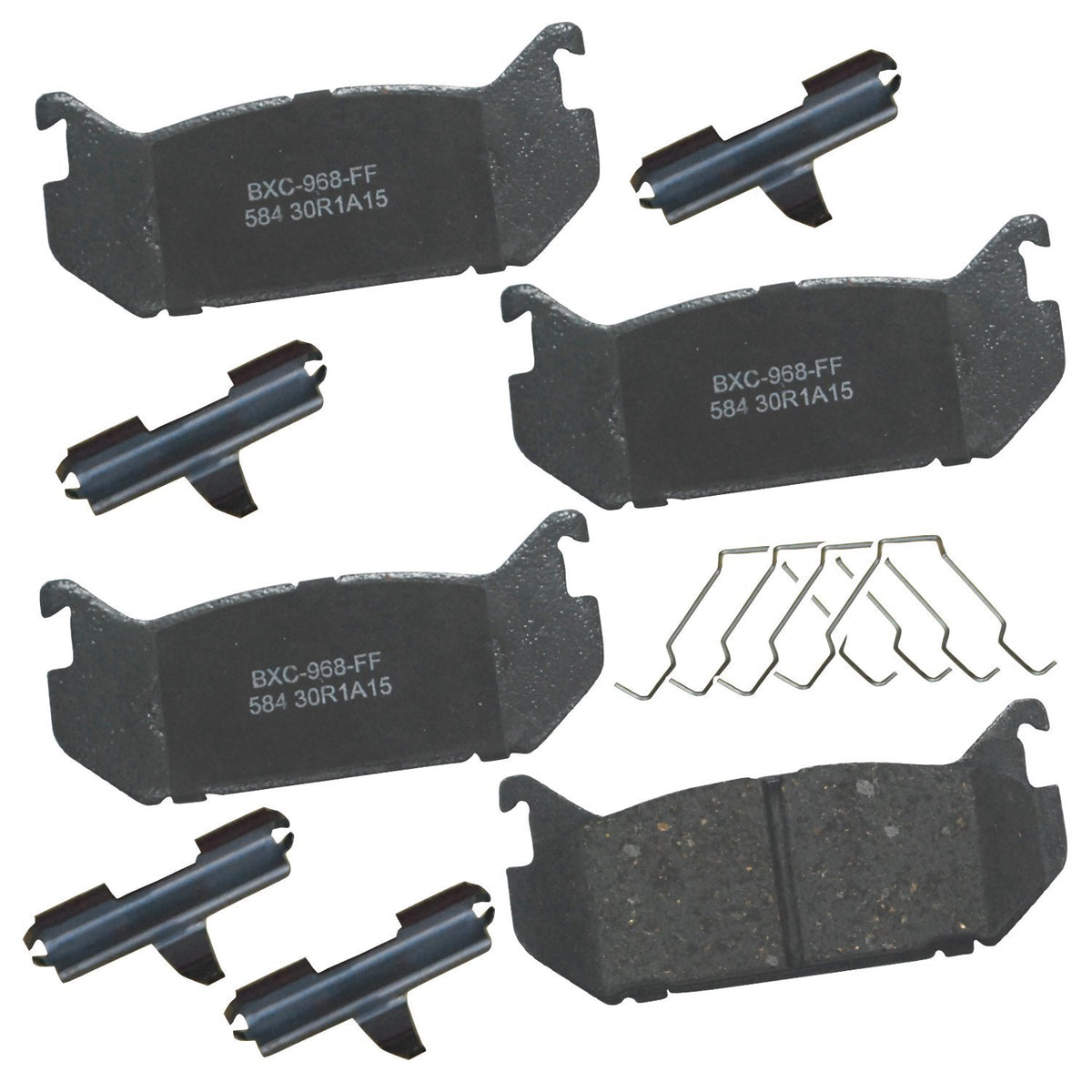 Bendix Premium SBC1114 Ceramic Rear Brake Pads for Select Models Scion FR-S, Subaru BRZ, Crosstrek, Forester, Impreza, Legacy, Outback, WRX, XV, XV Crosstrek