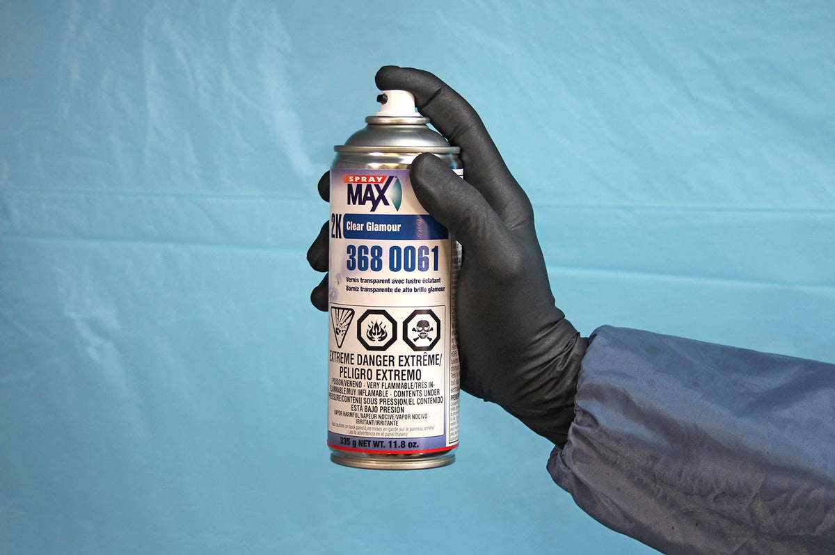 SprayMax 2K Glamour High Gloss Clear Coat | 2K Automotive Clear Coat Spray Paint | High Gloss Finishing Spray | UV-Resistant, Scratch & Gasoline Resistant | Professional Grade 11.8 oz