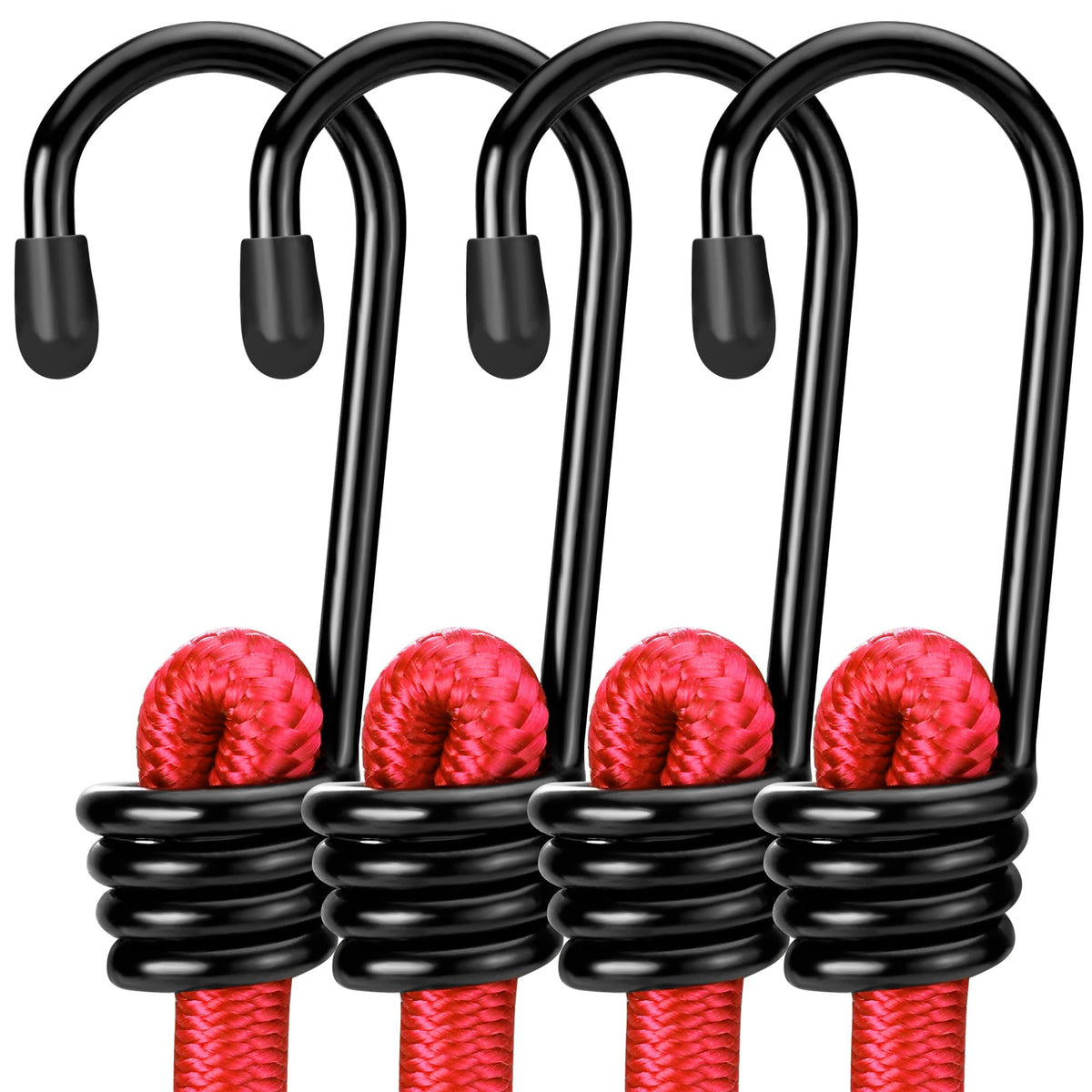 WORKPRO Bungee Cords with Hooks, Heavy Duty Outdoor Bungee Strap, 22-Piece