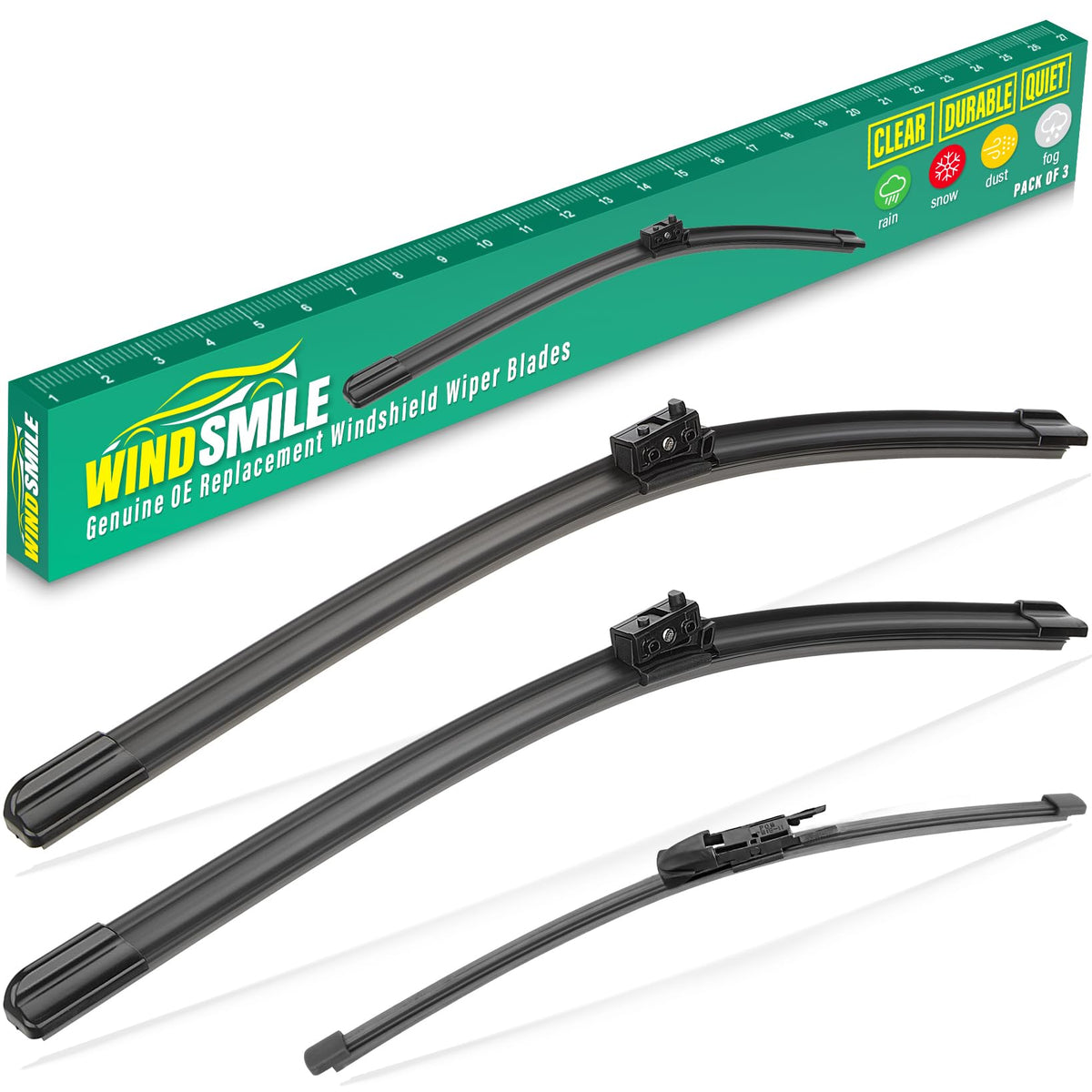 WINDSMILE Windshield Wiper Blades Replacement for Chevrolet Trax 2024-2026