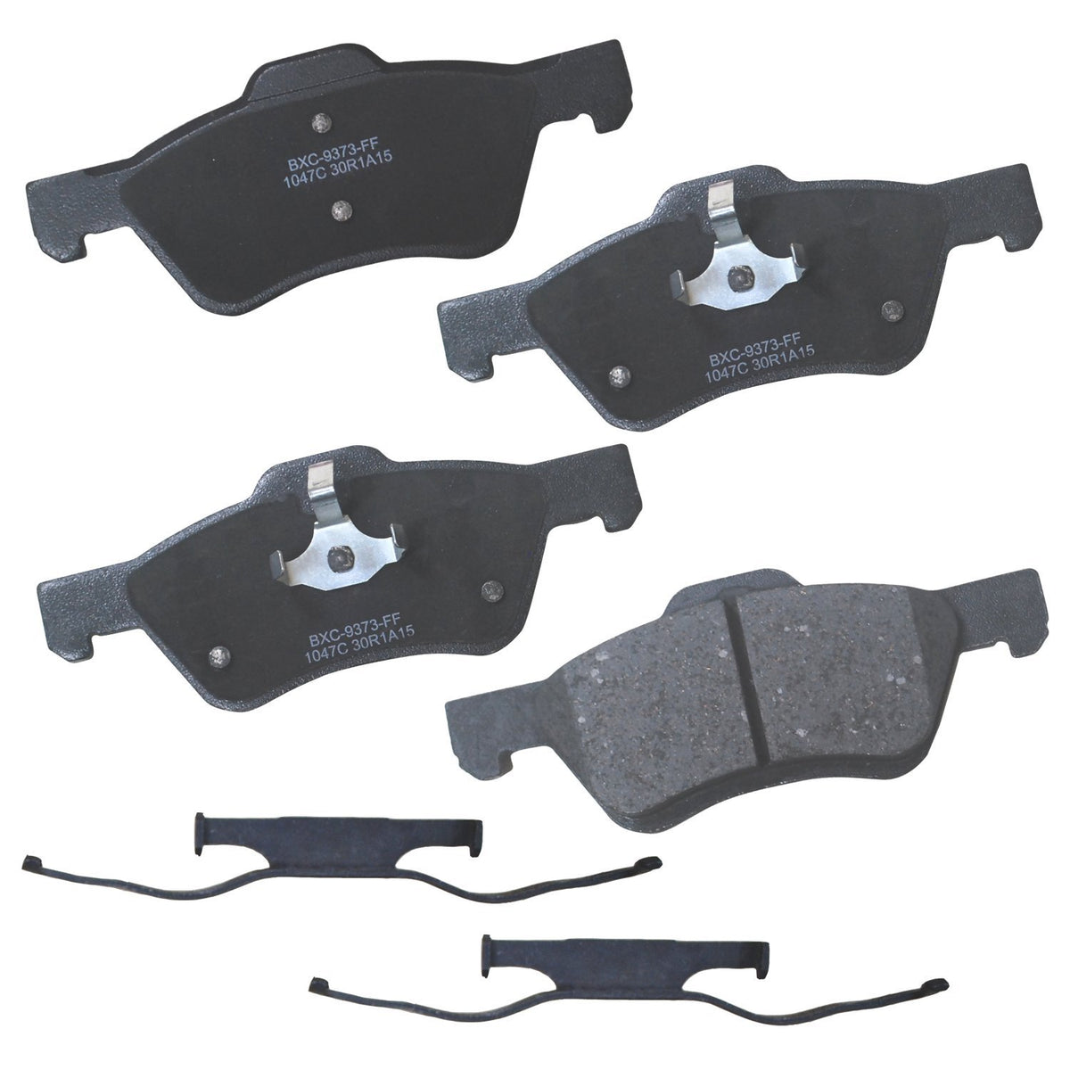 Bendix Premium SBC1363 Ceramic Front Brake Pads for select Cadillac Escalade, ESV, EXT, XTS, Chevrolet Avalanche, Cheyenne, Express 1500, Silverado, Suburban, Tahoe, GMC Savana, Sierra Classic, Yukon