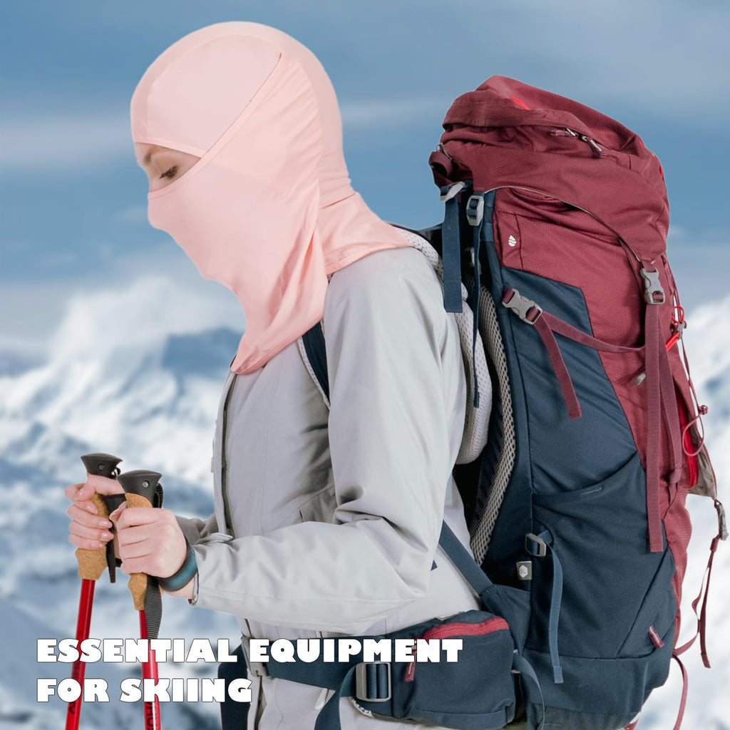 Achiou Ski Mask Balaclava Shiesty, Cooling Ice Silk Motorcycle Face Cover