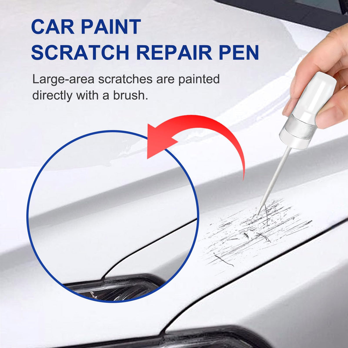 Oxford White YZ/Z1 Touch Up Paint for Ford OEM Color Match Car Paint Pen