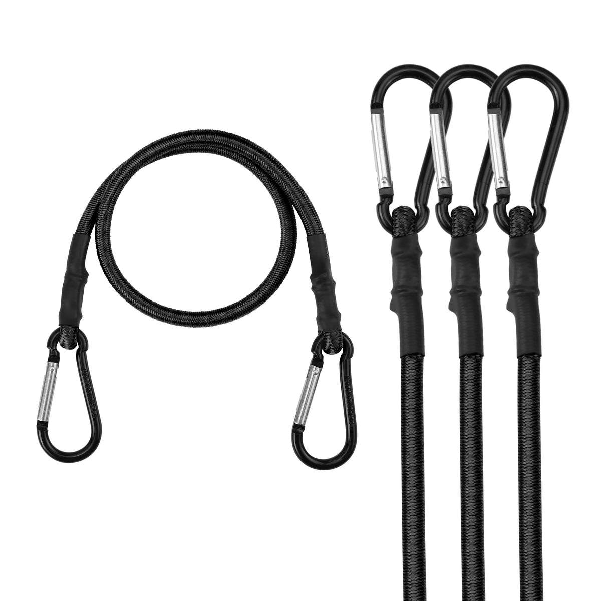 WORKPRO Bungee Cords with Hooks, Heavy Duty Outdoor Bungee Strap, 22-Piece