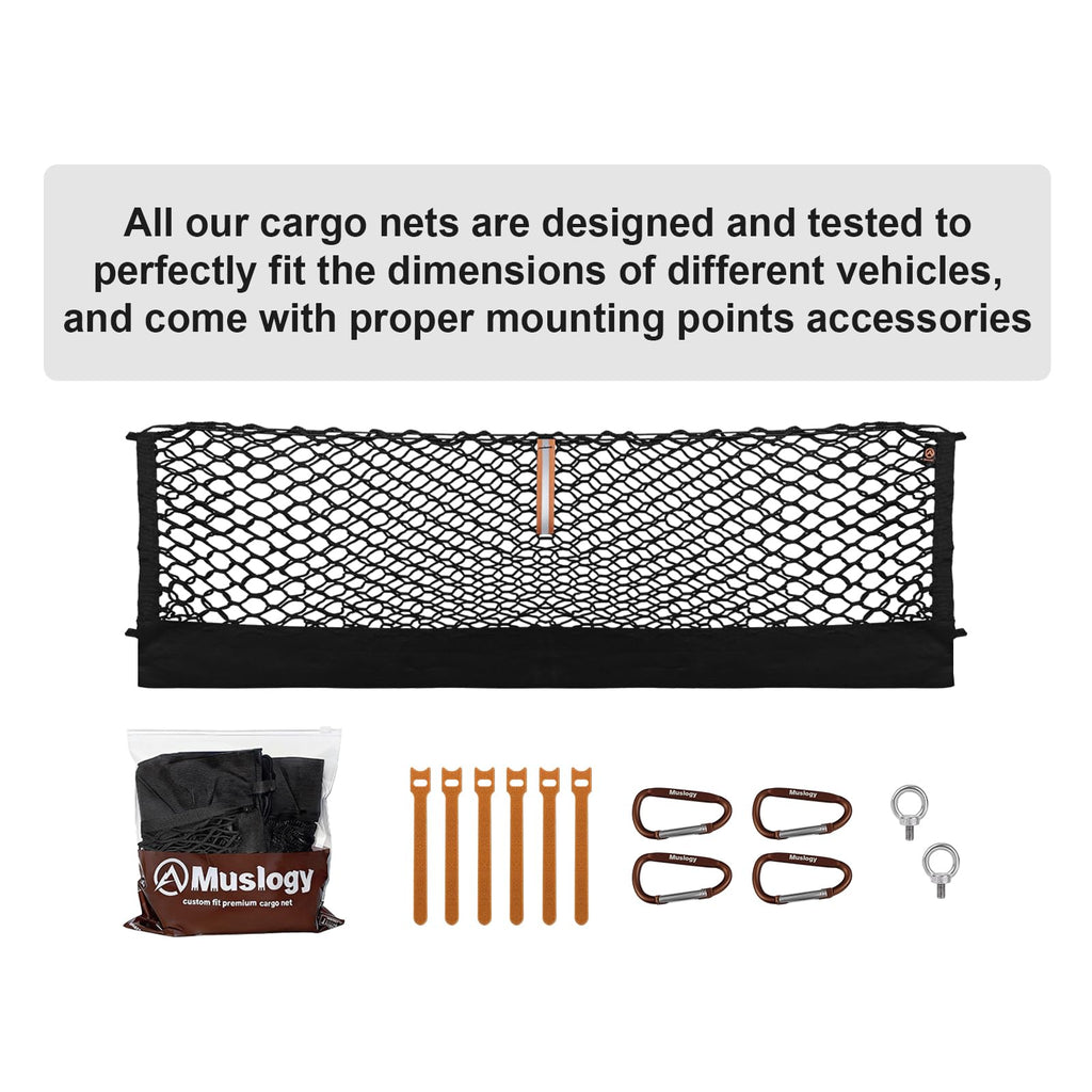 Muslogy Cargo Net for 2013-2026 Chevy Silverado GMC Sierra 1500/2500/3500HD