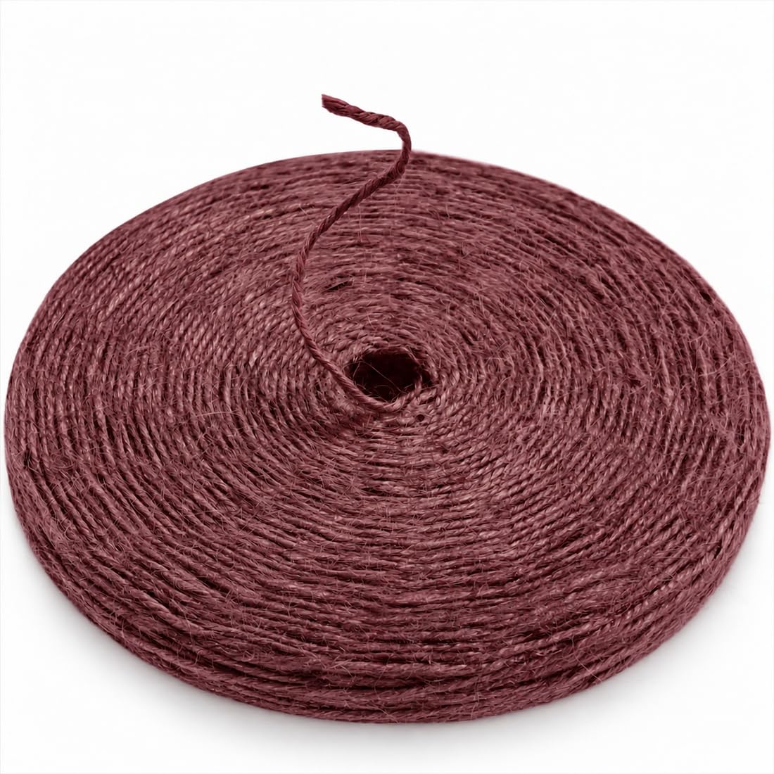SMART&CASUAL 2mm Natural Jute Twine String Thin for Craft Plant Garden Gift Wrapping Christmas Handmade Art Decoration Packing String Home Art Decoration (Brown) (800 Ft (244M))