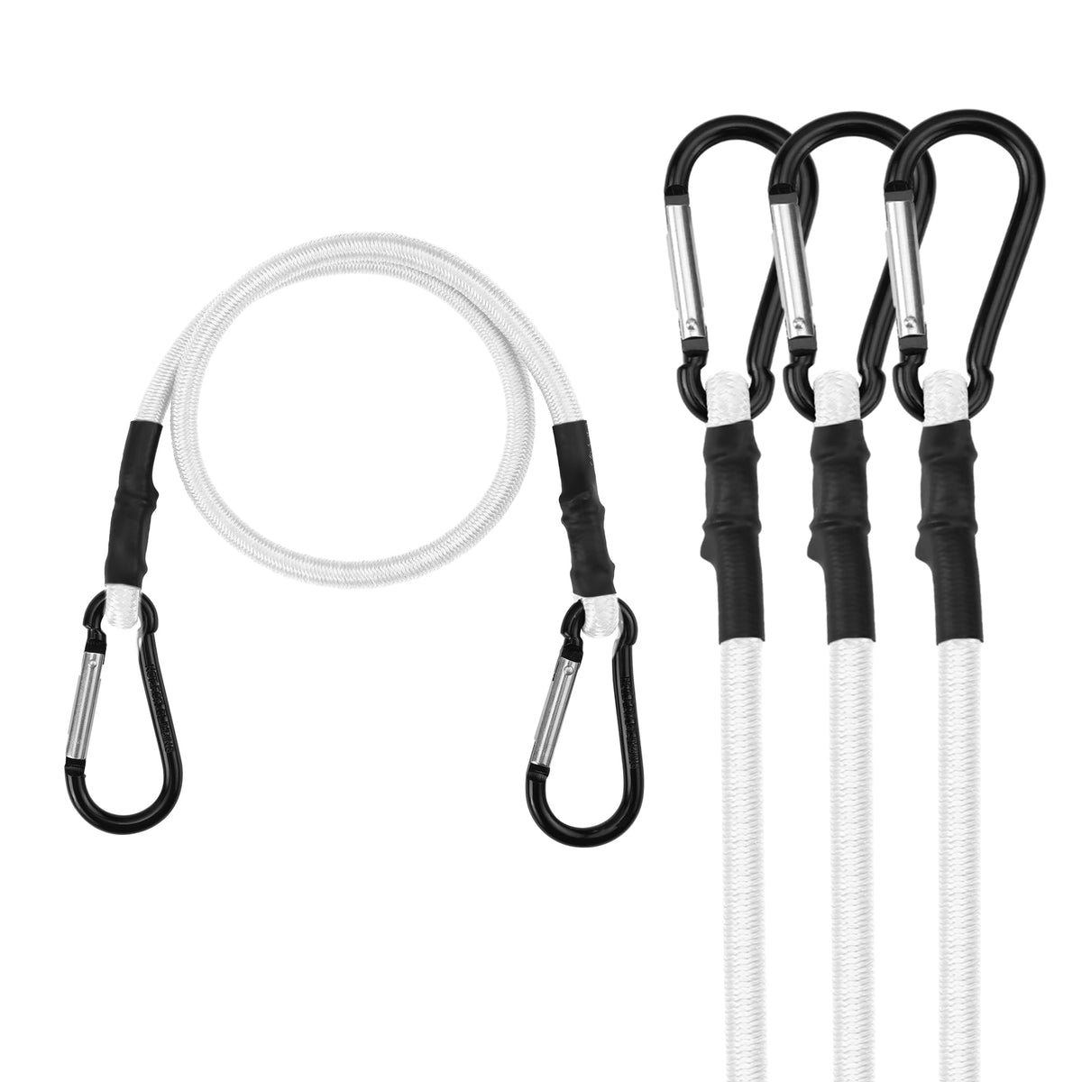 WORKPRO Bungee Cords with Hooks, Heavy Duty Outdoor Bungee Strap, 22-Piece
