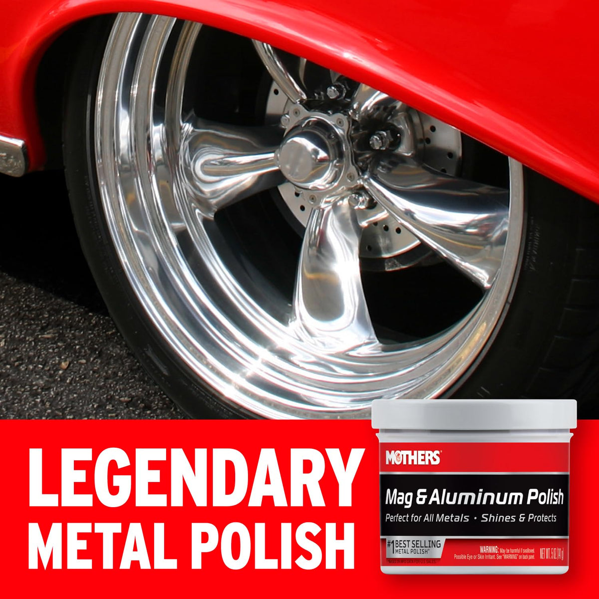 Mothers Mag & Aluminum Polish, 10 oz. (05101)