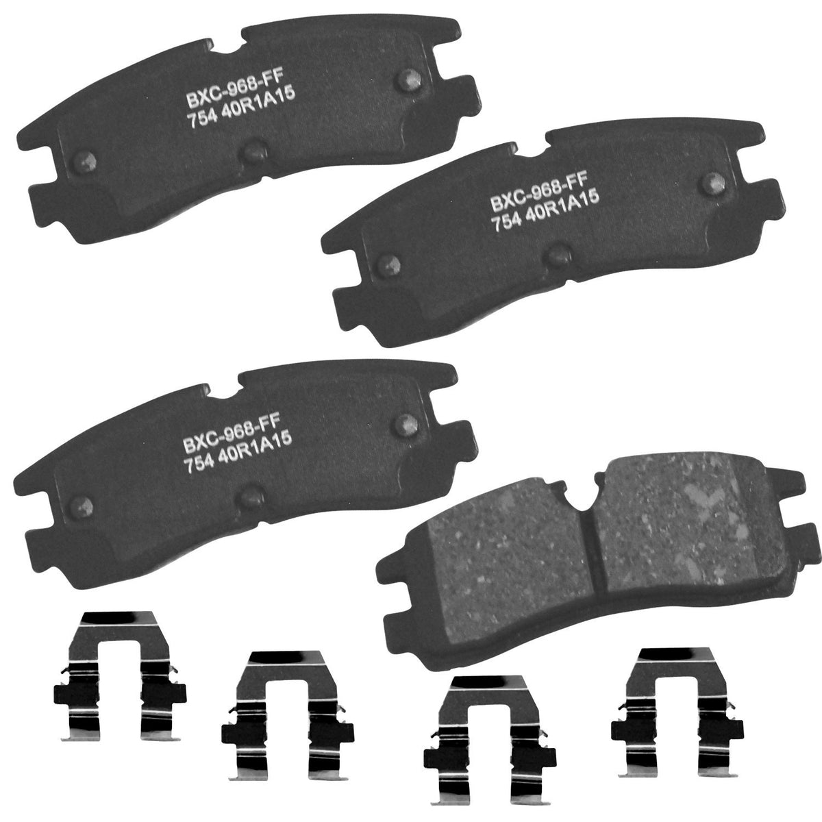Bendix Premium SBC1114 Ceramic Rear Brake Pads for Select Models Scion FR-S, Subaru BRZ, Crosstrek, Forester, Impreza, Legacy, Outback, WRX, XV, XV Crosstrek