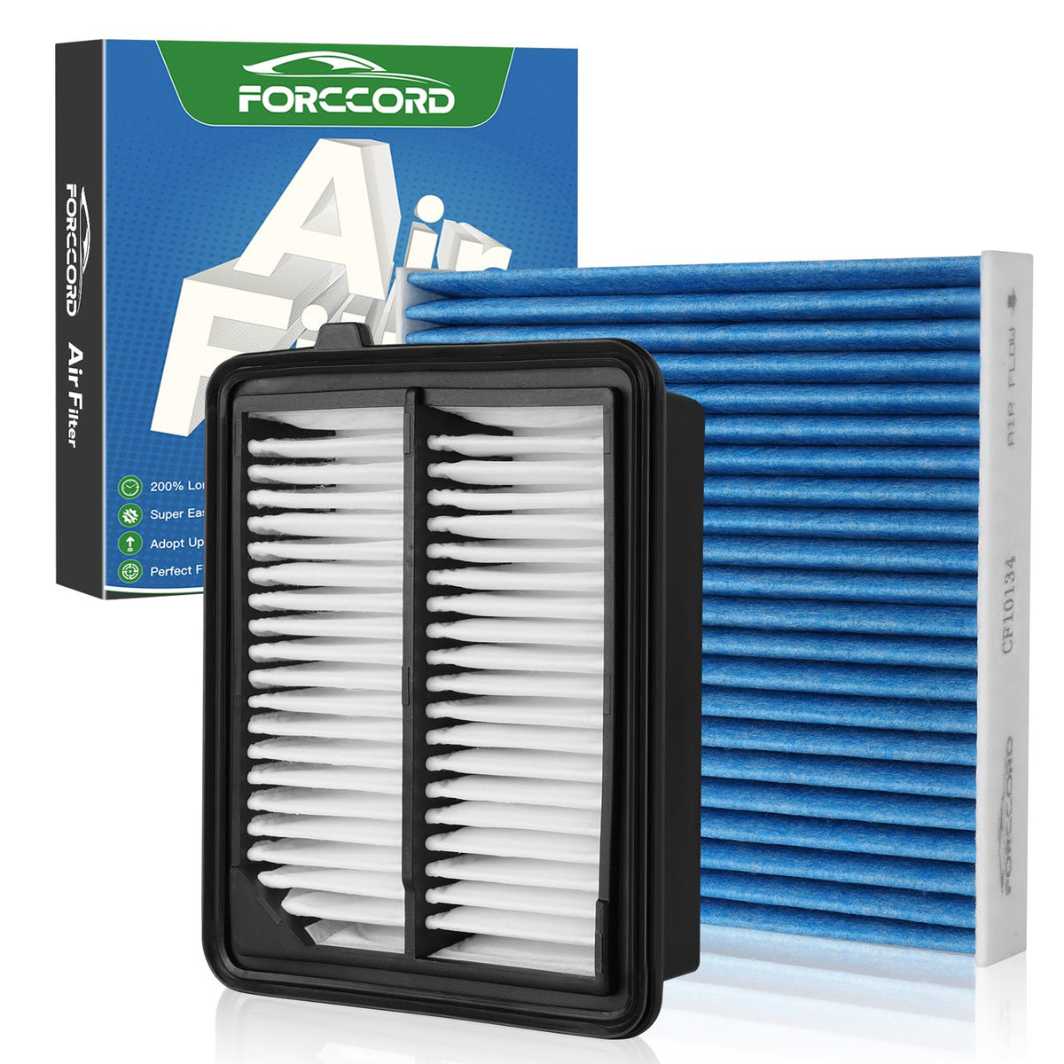 Cabin & Engine Air Filter Kit for Ford F-150 F150 15-26, Expedition 18-26