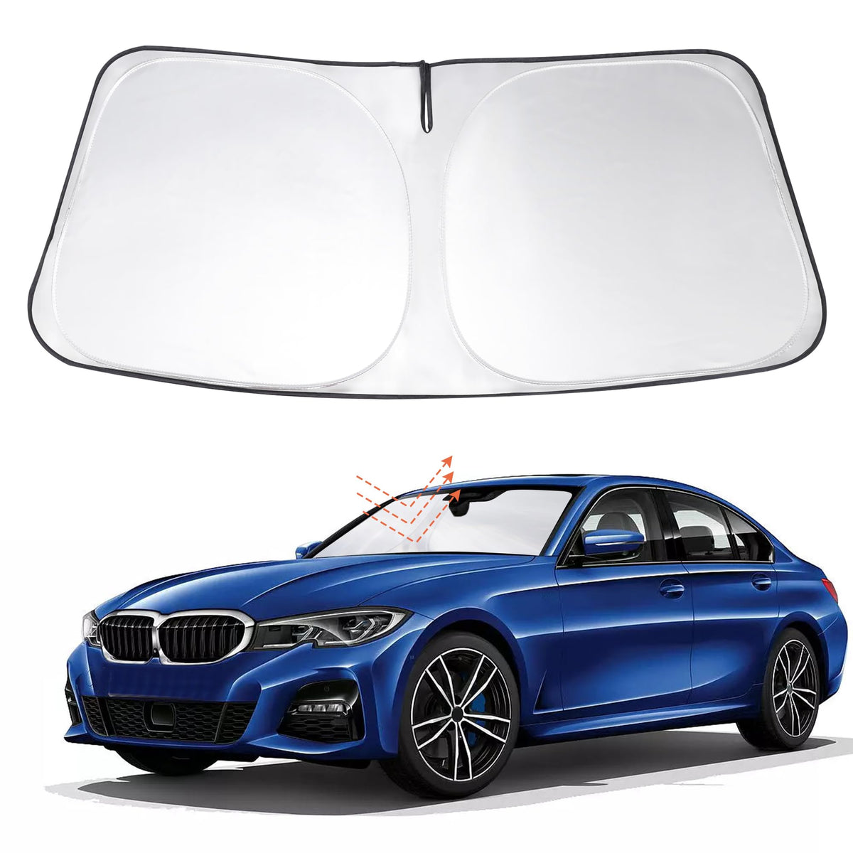 Windshield Sun Shade for 2015-2026 Ford F150 F-150 Accessories