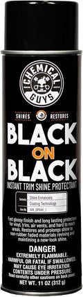 Chemical Guys, Black on Black Instant Exterior Trim Shine Dressing, 11 oz