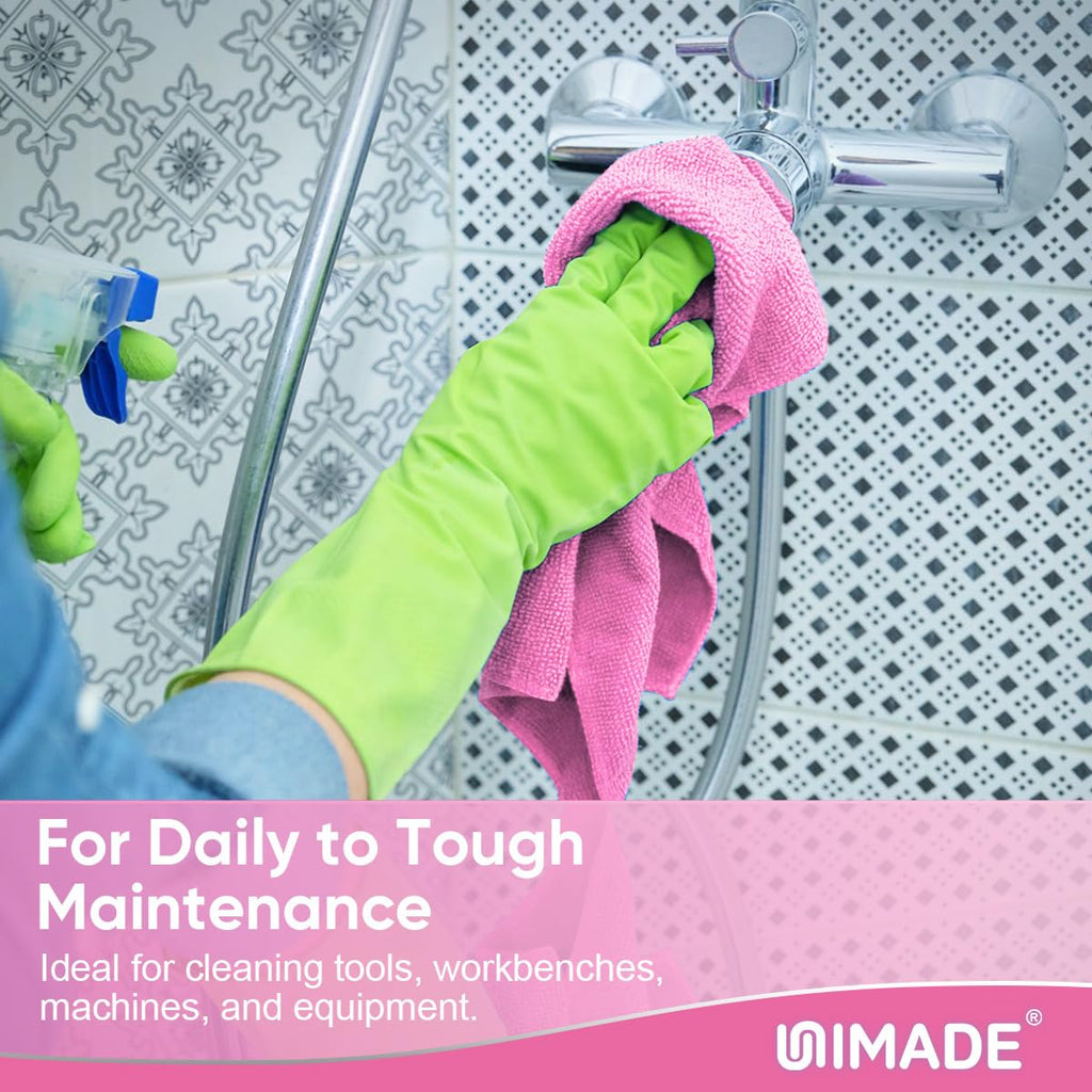 UNIMADE Shop Rags, 100 Sheets Microfiber Cleaning Cloth