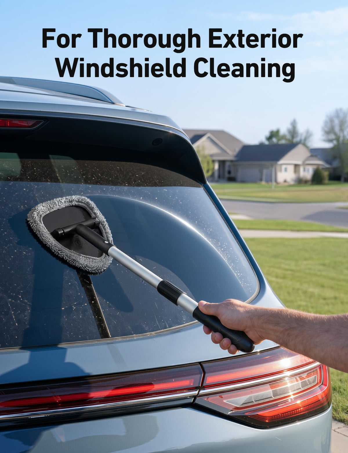 AstroAI 21" Extra-Long Windshield Cleaner Tool & Car Interior Detailing Kit