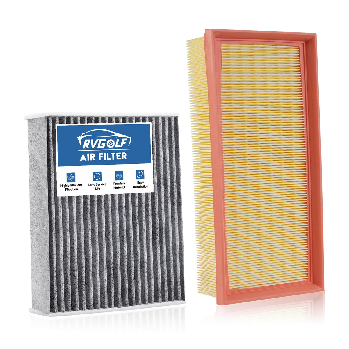 Engine+Cabin Air Filter Fit for 2016-2026 Civic(2.0L), 2023-2026 HR-V(2.0L)