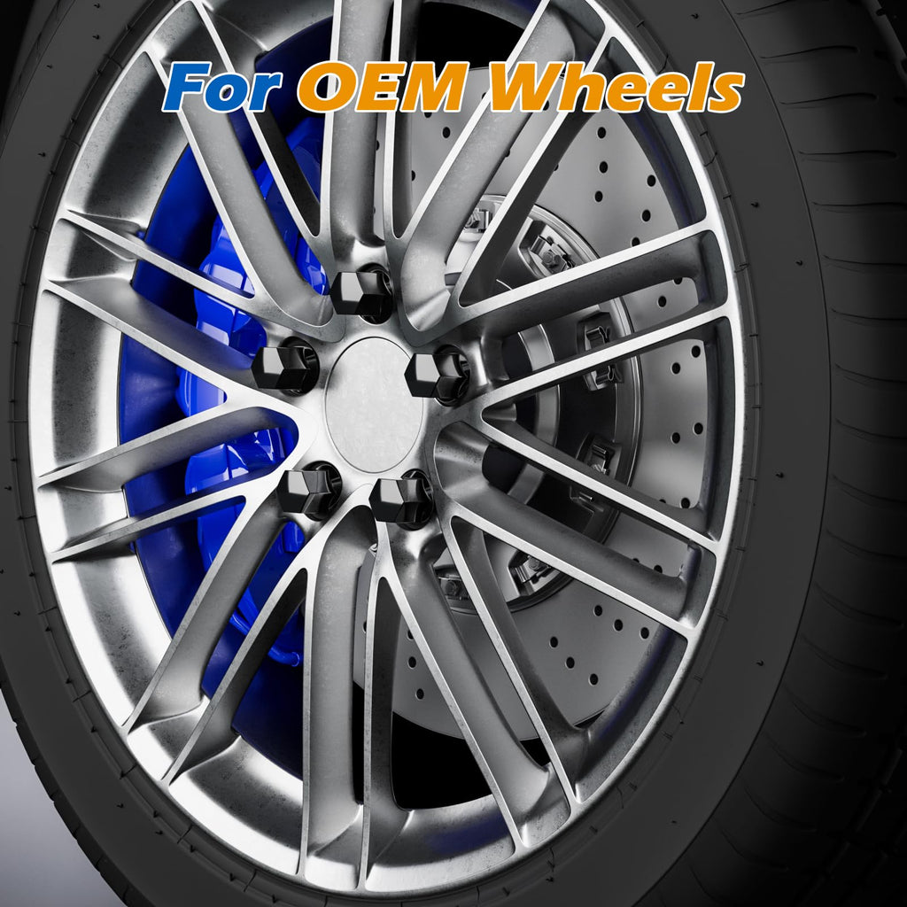 dynofit 24pcs 14x1.5 OEM/Stock Lug Nuts for 2015-2026 Expedition/F-150, M14-1.5 One-Piece Design Factory Chrome Wheel Lugnuts for Lincoln 2015-2026 Navigator, 21mm Hex Anti-Rusting Updated